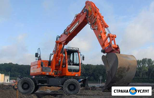 Услуги эксковатора Doosan w 180 Курск - изображение 1