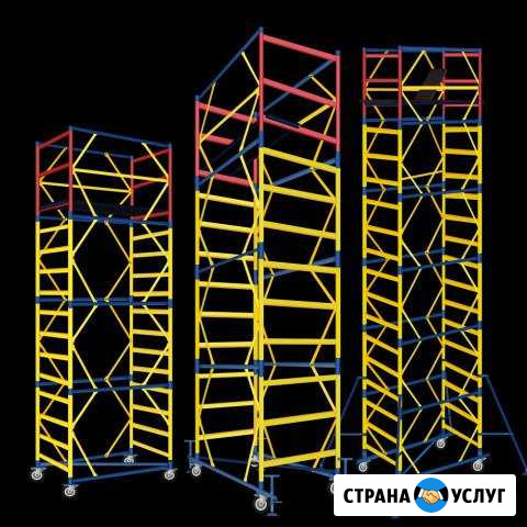 Леса строительные фасадные Вышки-туры Аренда прока Москва - изображение 1