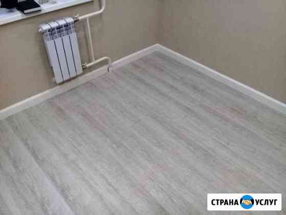 Укладка ламината, линолеума, кварцвиниловой плитки Нижнекамск