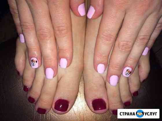 Маникюр, педикюр + покрытие shellac Красногорск
