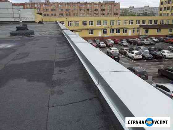 Парапетные крышки из оцинкованной Химки