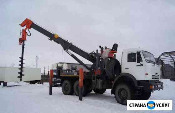 Услуги Ямобура, бурение под сваи Клин