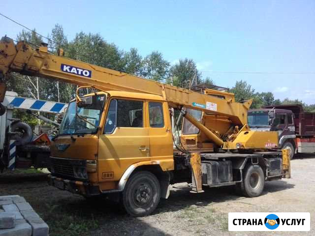 Услуги, автокрана, автовышки, грейдера, экскаватор Дальнереченск - изображение 1