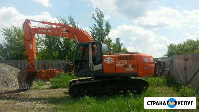 Услуги экскаватора Hitachi zx200 Тамбов - изображение 1