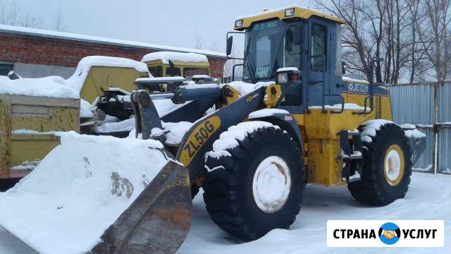 Услуги фронтального погрузчика (ковш 3 куба) Новосибирск - изображение 1