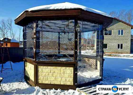 Гибкие окна для Беседок, Веранд, Террас, Навесов Красноярск