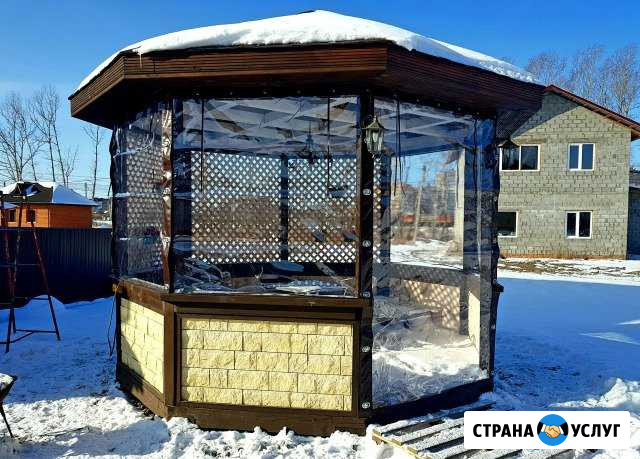 Гибкие окна для Беседок, Веранд, Террас, Навесов Красноярск - изображение 1