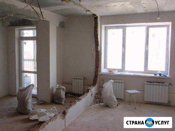 Демонтаж стен, полов, перепланировка Нефтекамск - изображение 1