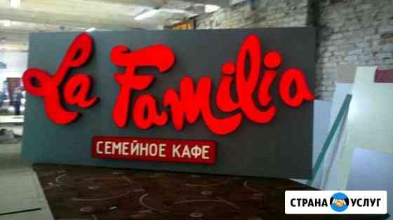 Изготовление вывесок: объемные буквы Москва