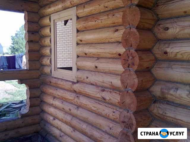 Конопатка, шлифовка, покраска сруба Москва - изображение 1