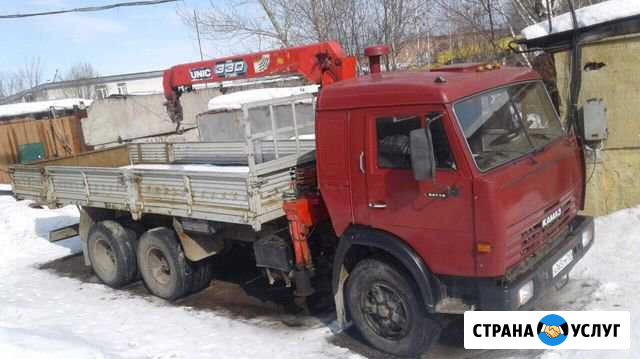 Услуги кран манипулятор камаз 10 тонн Пенза - изображение 1
