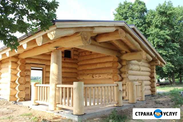 Срубы Домов Бань из бревна кедра больших диаметров Тюмень - изображение 1