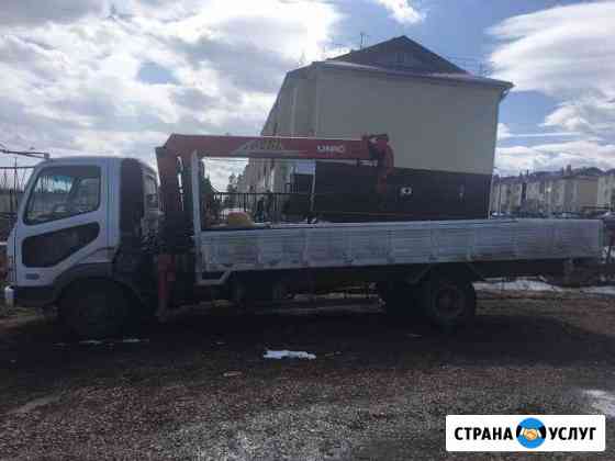 Кран-борт г/п 5 тонн, стрела 3т Братск