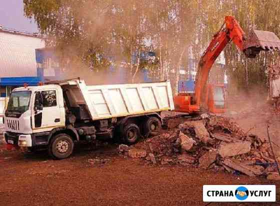 Вывоз мусора самосвал 20тонн Санкт-Петербург