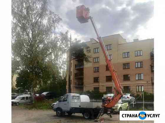 Автовышка 12м., аренда агп, услуги автовышки Санкт-Петербург