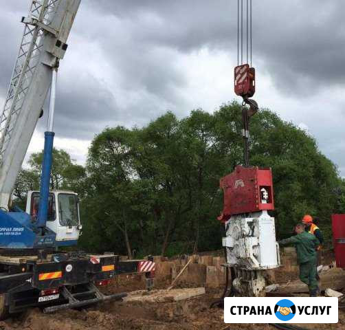 Аренда автокрана 32 тн с вибропогружателем Москва - изображение 1