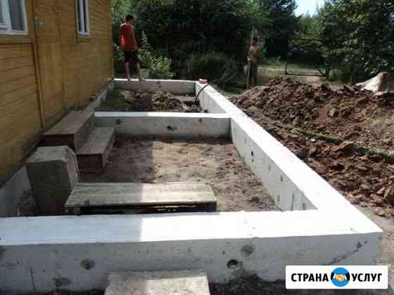 Бетонные работы, фундамент под ключ Краснодар