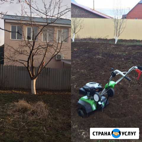 Вспашка Культивация земли Спил Обрезка деревье Саратов - изображение 1