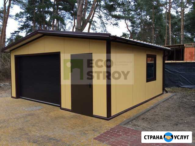 Строительство гаражей из сэндвич панелей Иркутск - изображение 1
