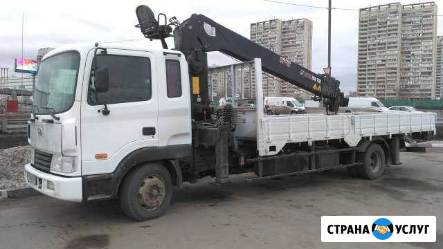 Манипулятор в аренду г/п 5т, стрела 19м Москва - изображение 1