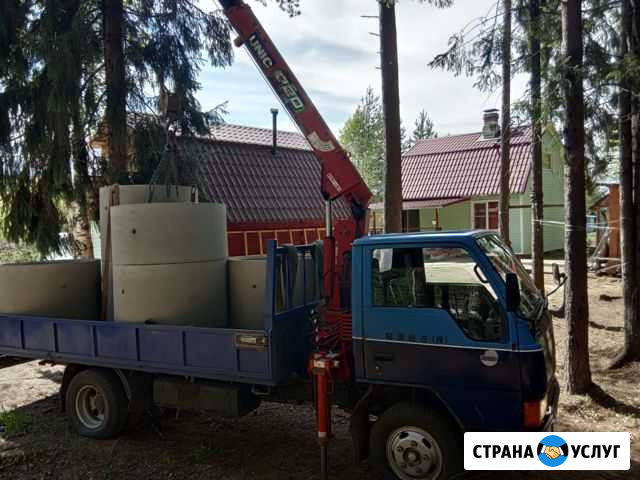 Манипулятор. Грузоперевозки 3т.Кран 2т Петрозаводск - изображение 1
