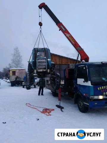 Услуги эвакуатор.кран круглосуточно Комсомольск-на-Амуре - изображение 1
