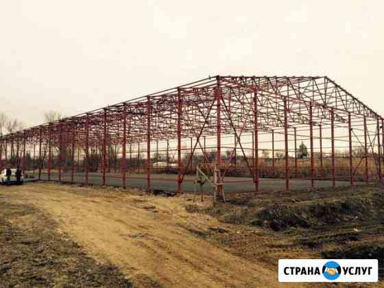 Навесы Ангары Фермы Изготовление и Сборка под ключ Крымск