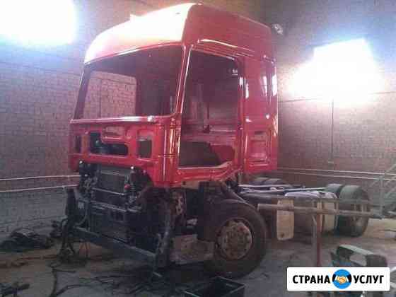 Покраска грузовых автомобилей, автобусов, спецтехн Пушкин