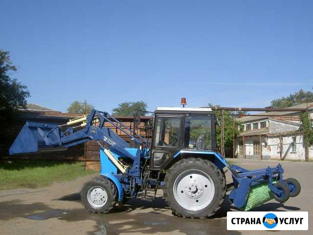 Аренда трактора мтз с щеткой и погрузчиком Беларус Казань - изображение 1