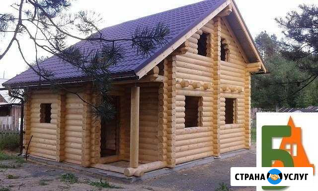 Срубы из оцилиндрованного бревна Петрозаводск - изображение 1