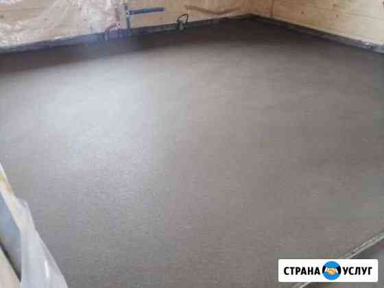 Полусухая стяжка пола Домодедово