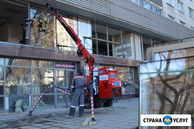 Аренда мини-крана, кму, крана-паука с присоской Казань - изображение 1