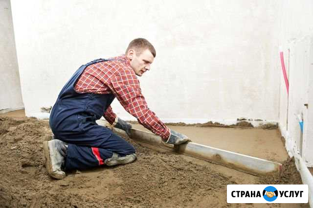 Полусухая стяжка пола Железнодорожный Железнодорожный - изображение 1
