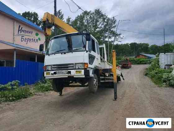 Грузоперевозки- эвакуатор и манипулятор Елизово