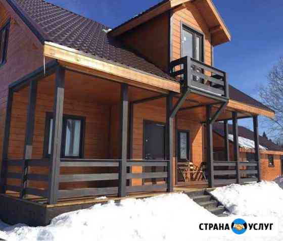 Строительство домов из SIP-панелей, дерева, кирпич Люберцы