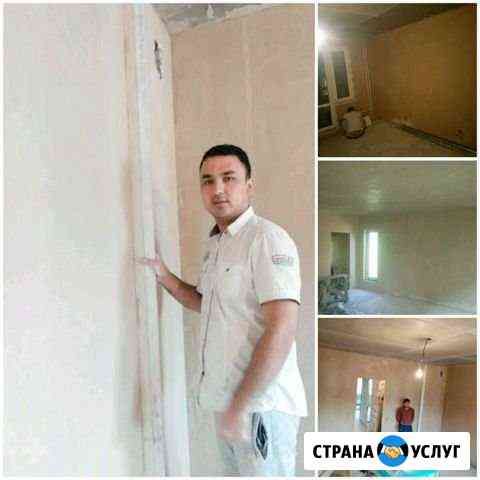 Штукатурка. Шпаклёвка, маляр,плитка. Ремонт кварти Санкт-Петербург