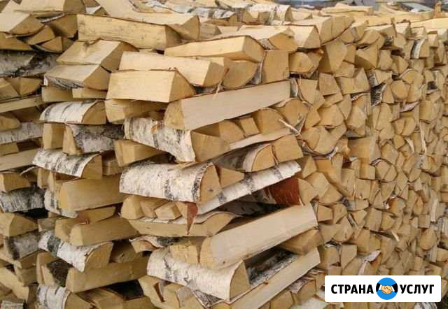 Дрова берёзовые-колотые,бесплатная доставка Омск - изображение 1