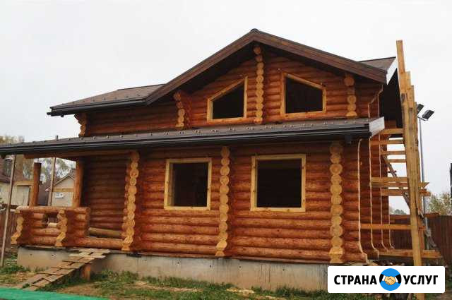 Срубы из бревна ручной рубки без посредников Саранск - изображение 1