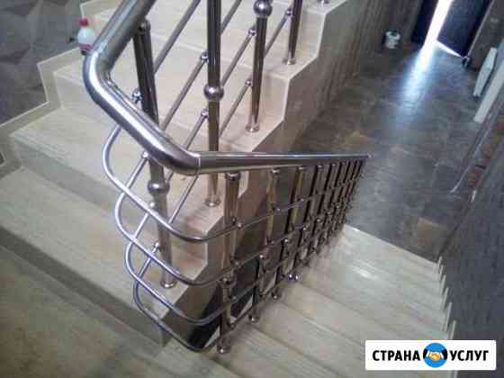 Перила, ограждения из нержавеющей стали Цибанобалка