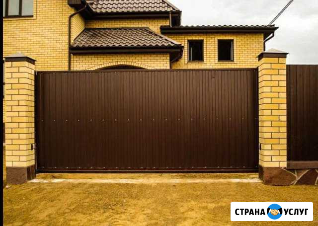 Ворота откатные под ключ Ейск - изображение 1