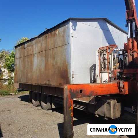 Услуги манипулятора (воровайка) перевозка гаражей Кемерово - изображение 1