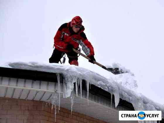 Уборка снега с кровли Ангарск