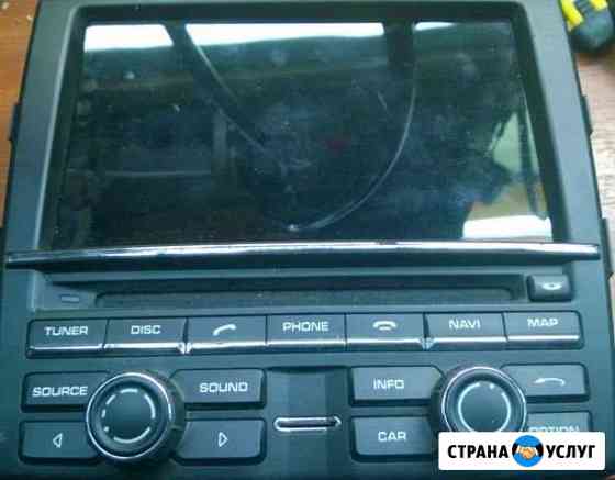 Ремонт магнитол porsche cayenne 958,957,955 Москва