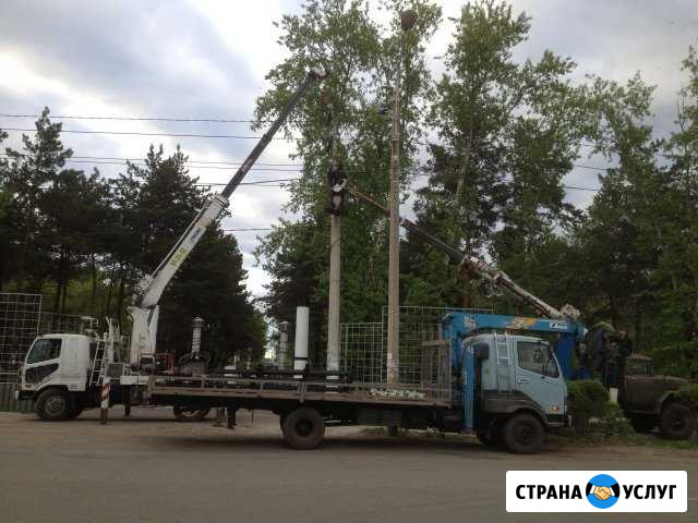 Установка опор, Натяжка провода, электромонтаж Зея - изображение 1