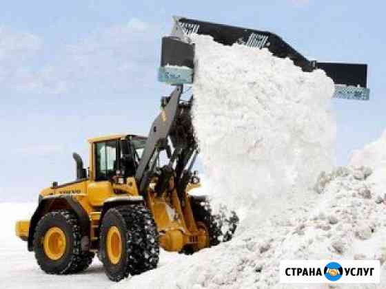 Уборка и вывоз снега. Очистка территории Оренбург