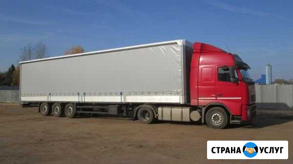 Услуги Евро Фуры 20 тонн.Тент.Все виды загрузок Омск - изображение 1