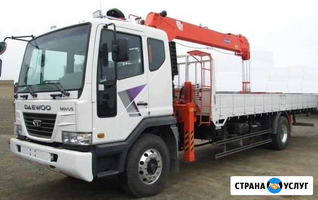 Услуги манипулятора дэу новус 7,5 тонн Павловская Слобода - изображение 1