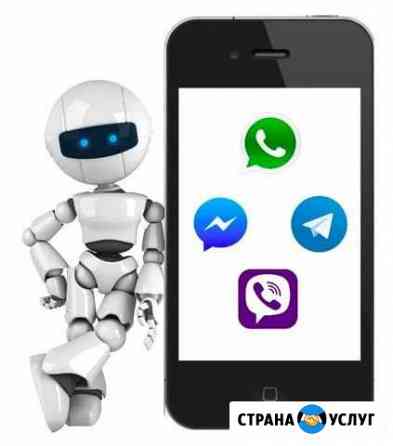 Делаю чат боты watsapp viber telegram vk ok fb Иркутск