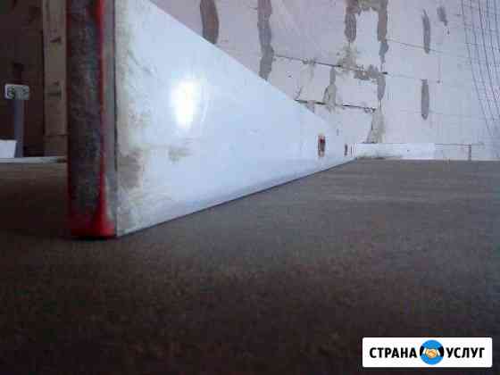 Полусухая стяжка пола по маякам. Пушкино Пушкино