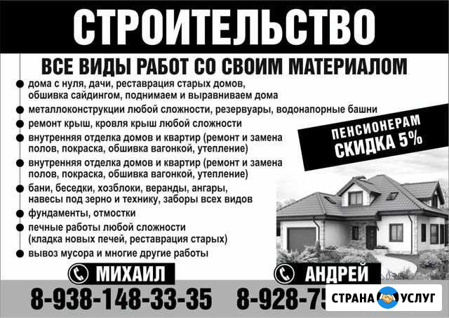 Изготовление металлоконструкций, строительные рабо Шахты - изображение 1